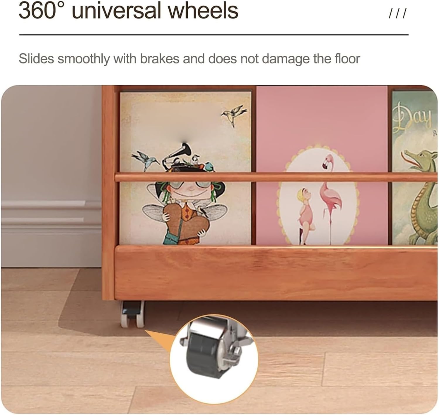 Magazine Rack,Book Display Rack, Floor-Standing Magazine Rack - Literature Movable for Periodicals Convenient Installation(White)