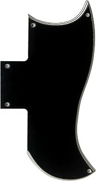For Gibson SG 61 Reissue Guitar Pickguard,5 Ply Black Pickguard
