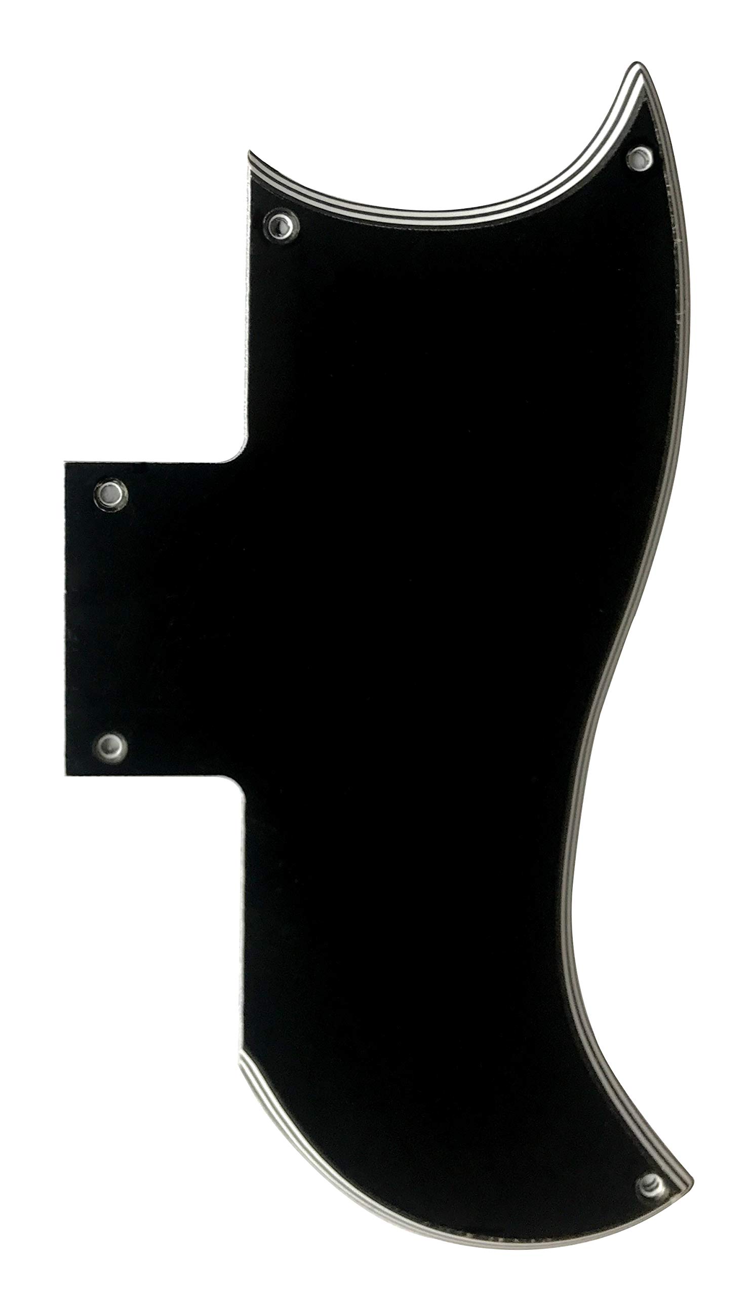 Guitar Parts For Gibson SG ‘61 Reissue Style Guitar Pickguard (5 Ply Black)
