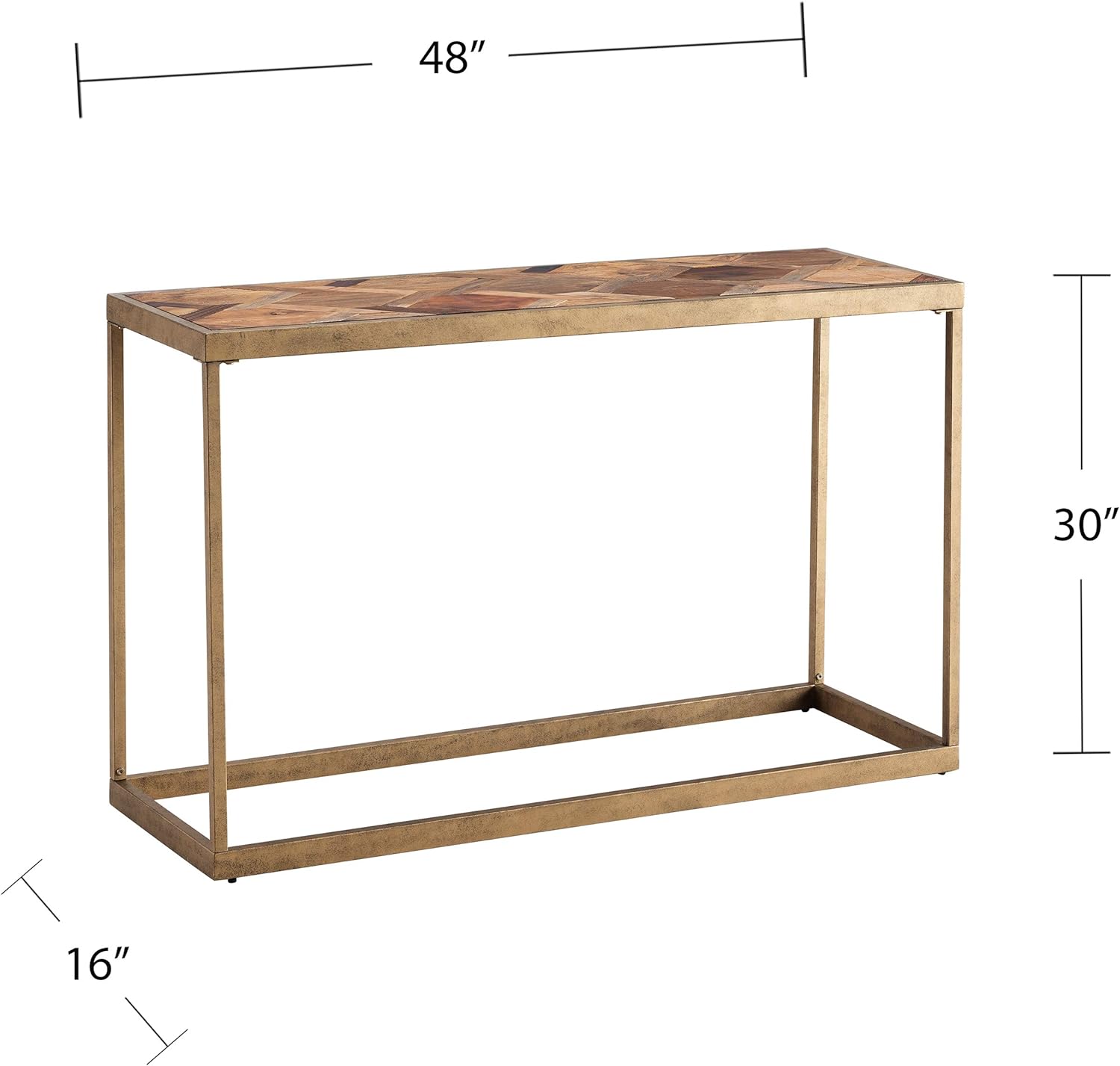 SEI Furniture Southern Enterprises Dorville Console Table, Natural