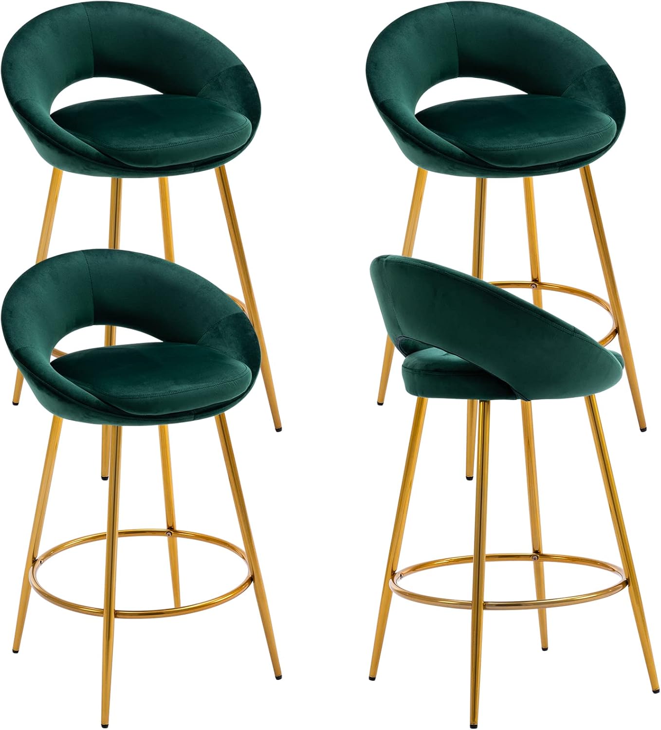 Mutipurpose Modern Gold Velvet High Dining Chairs 32 71htp WlADL. AC SL1500