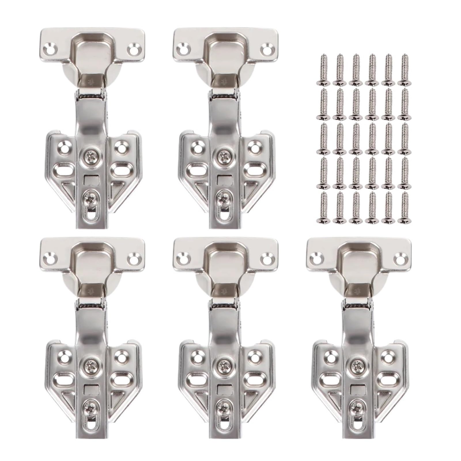 Bisagra De Cierre Suave SS, Paquete De 5 Placas De 1,2 Mm