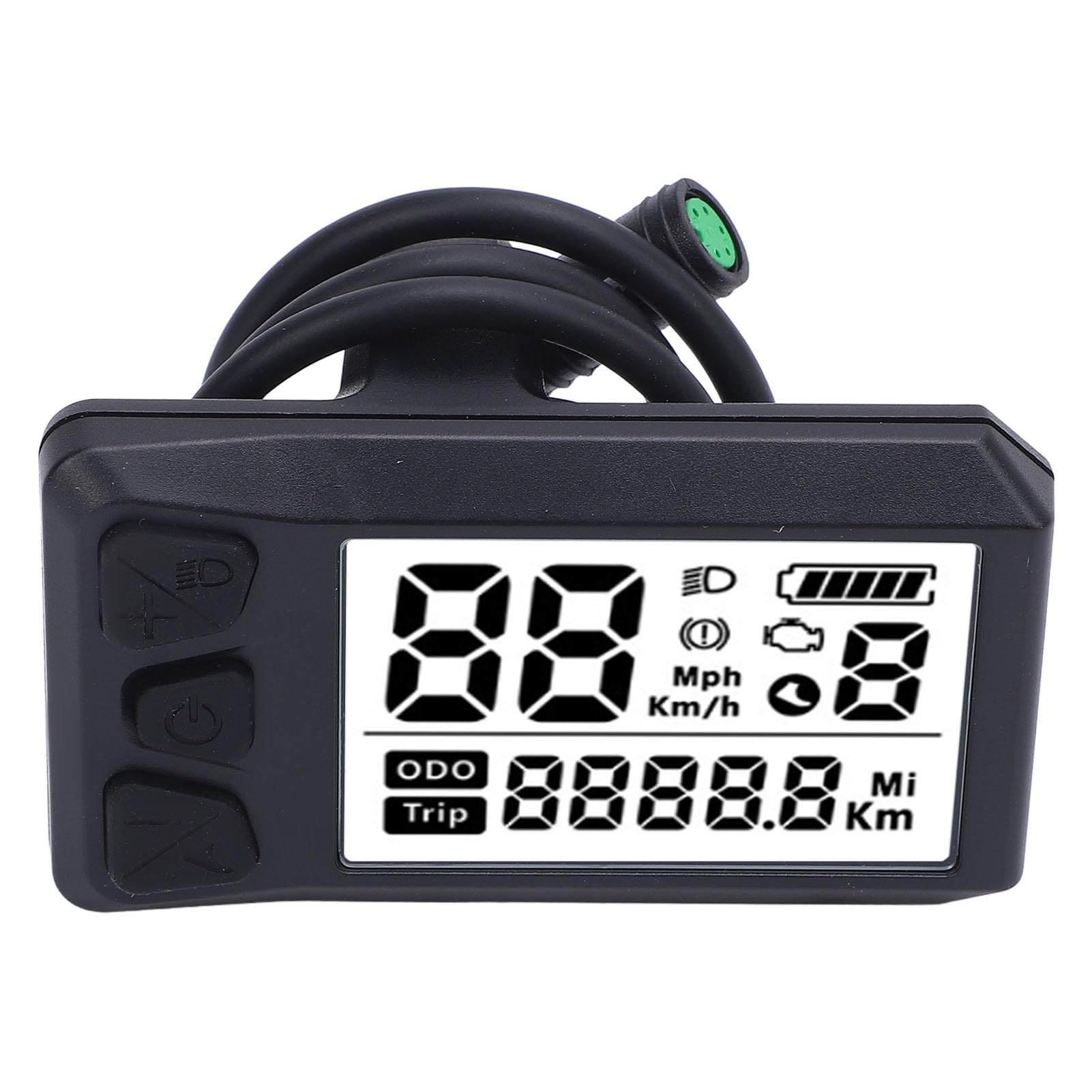 Universal Electric Cycle LCD Display Conversion Kit Control Panel with ABS Material 24 to 52V Voltage for 01 02 HD Lightweight Easy to Operate