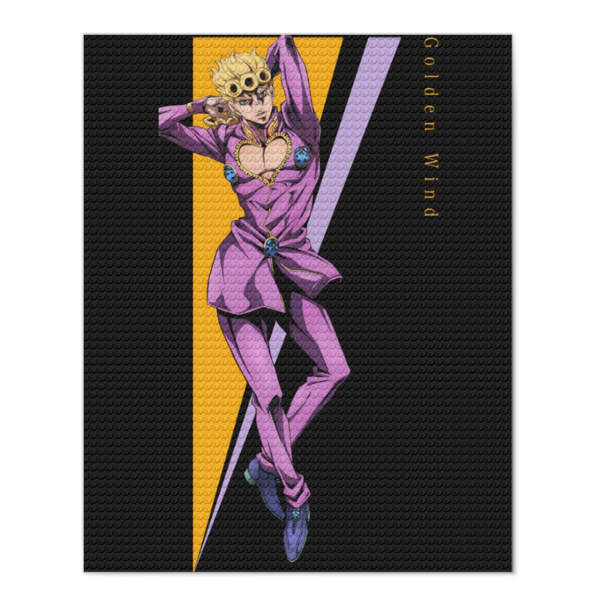 Amazon | 5Dダイヤモンド絵画 ジョジョの奇妙な冒険 ジョルノ