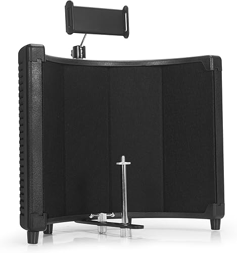 Miniatura 2 de INMIX Filtro de tratamiento acústico de grabación con 8 capas de control acústico portátil especializado, cubierta insonorizada para azul