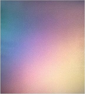 Cubierta magnética para nevera, color azul, rosa, lila, amarillo, degradado, imán de acero inoxidable, cubierta decorativa magnética para nevera