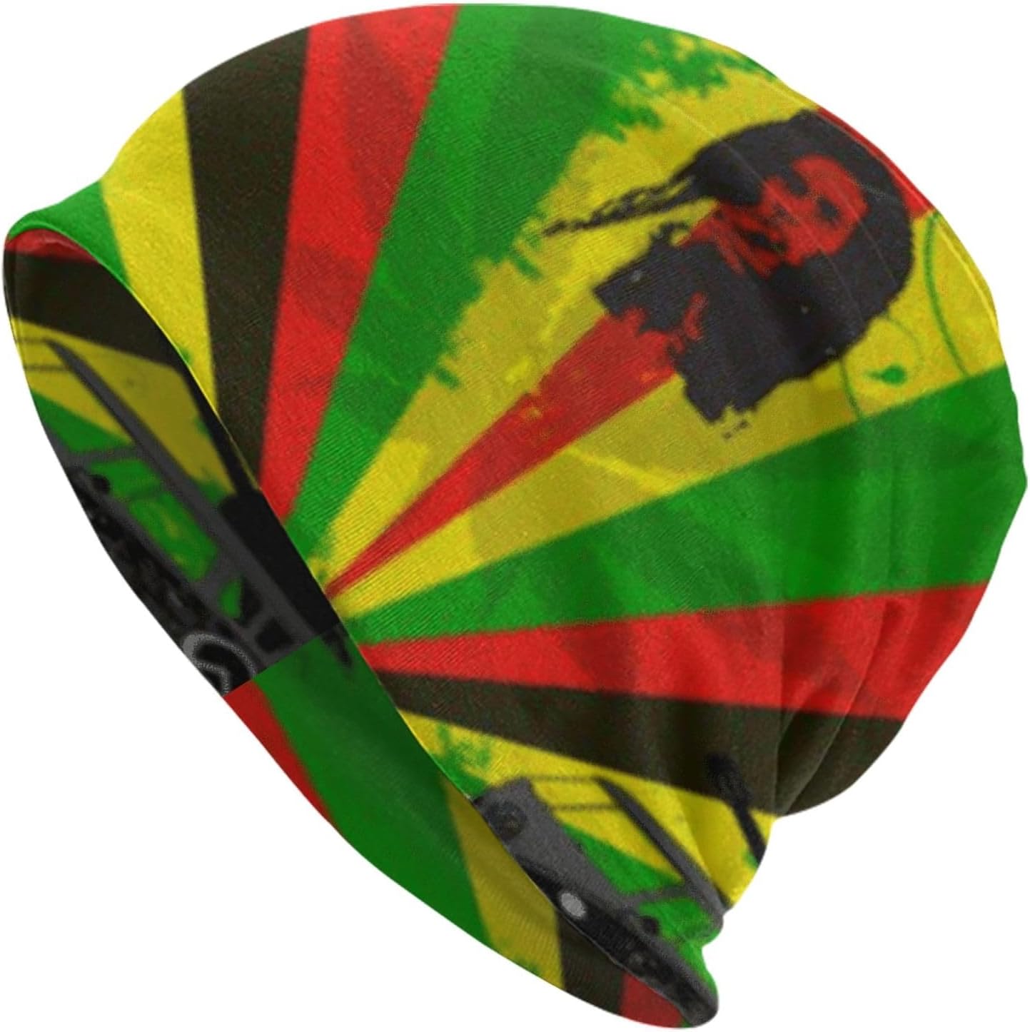 Suyxkop Rasta Lion Jamaican Reggae Love.. Beanie Hat Knit Hat Skull Cap Slouchy Warm Headwear For Jogging Cycling Adult Women Men In | Whizz Skullies & Beanies