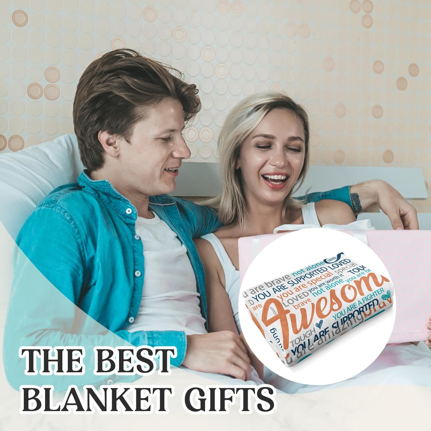 Inspirational Get Well Blanket – Super Soft Healing Throw for Women, Perfect Cancer Care Gift for Mom or Adults Recovering from Surgery 50"x60" - Image 2