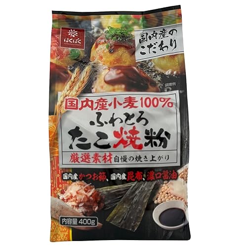 HAKUBAKU Takoyaki (panqueque japonés en forma de bola) mezcla de harina, 14.1 oz