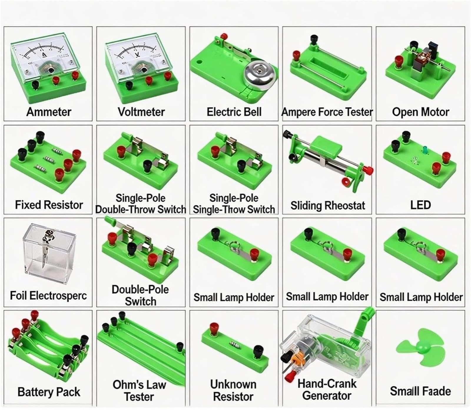 Physik-Elektrizität-Experimentierbox, Schaltkreis, Elektromagnetik-Laborset