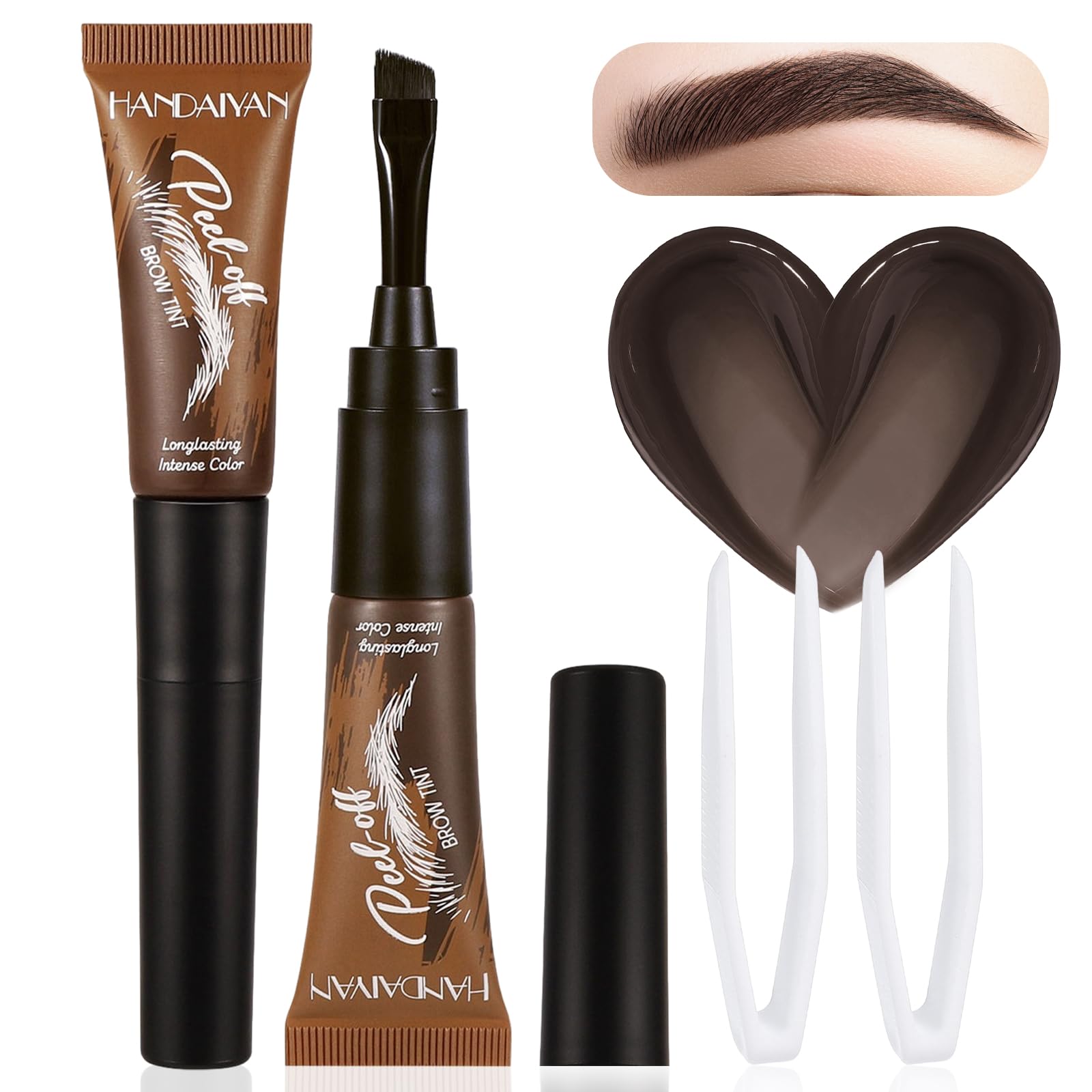 Tattoo Eyebrow Gel - Long-Lasting & Waterproof -1