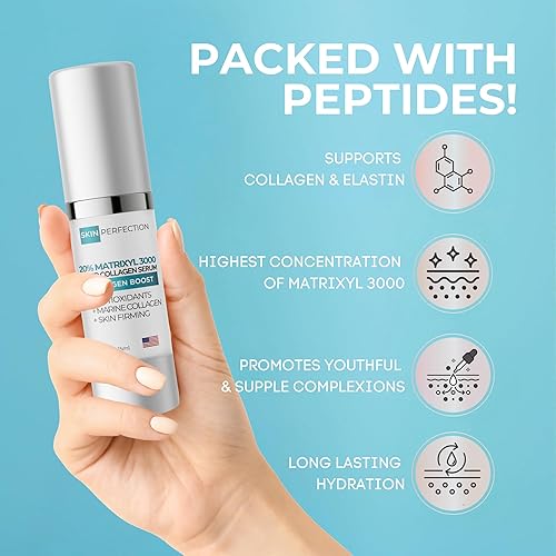Miniatura 2 de Skin Perfection 20% Matrixyl 3000 suero con péptidos de colágeno líquido suero antienvejecimiento ácido hialurónico Matrixyl 3000 Pepha Tight Dmae