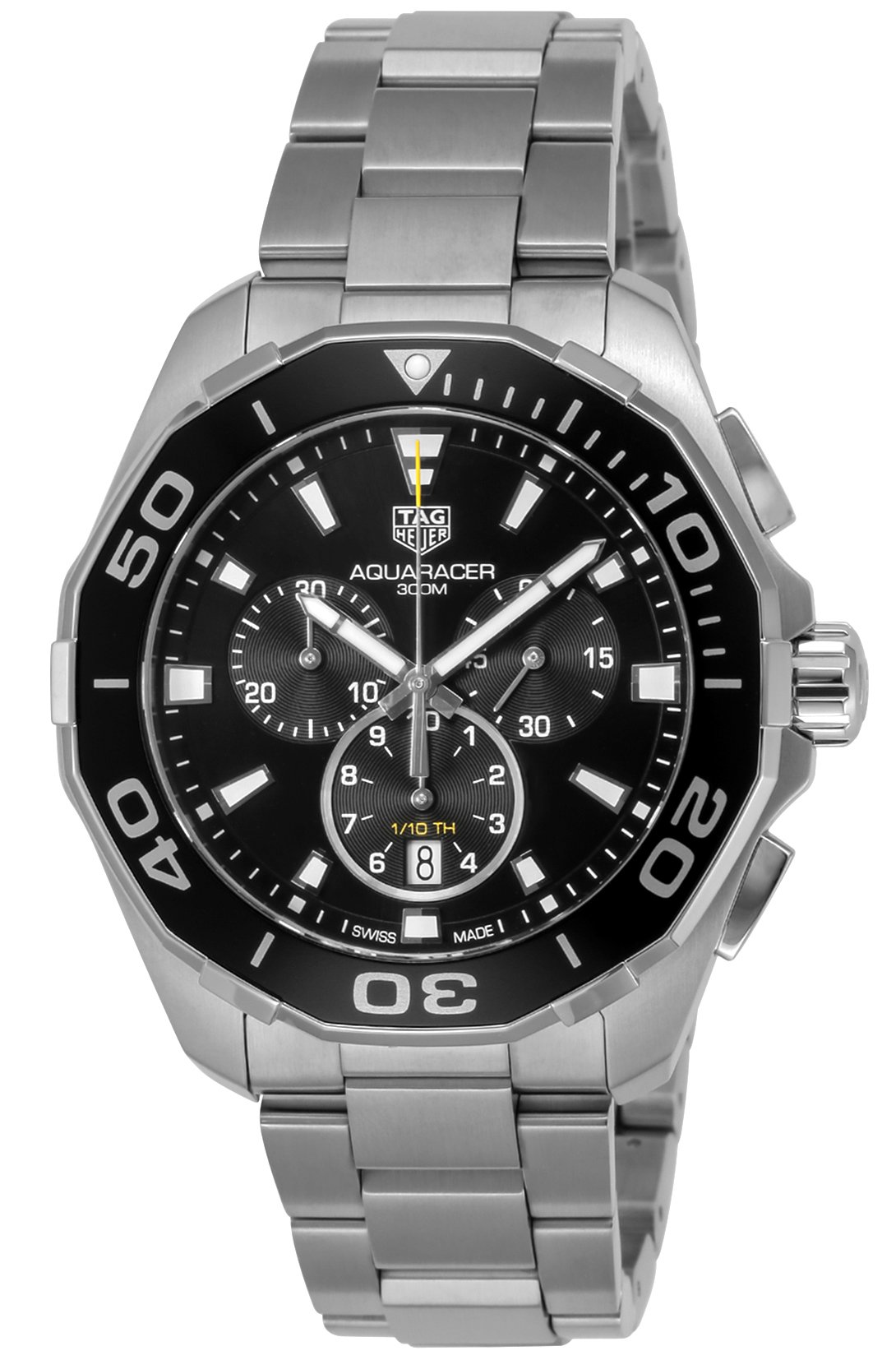 TAG Heuer CAY11A.BA0927 Aquaracer Mens Watch Parallel Import Silver, Dial color - black, Watch Black Dial (B07DL76PZC) Amazon Price History, Amazon Price Tracker