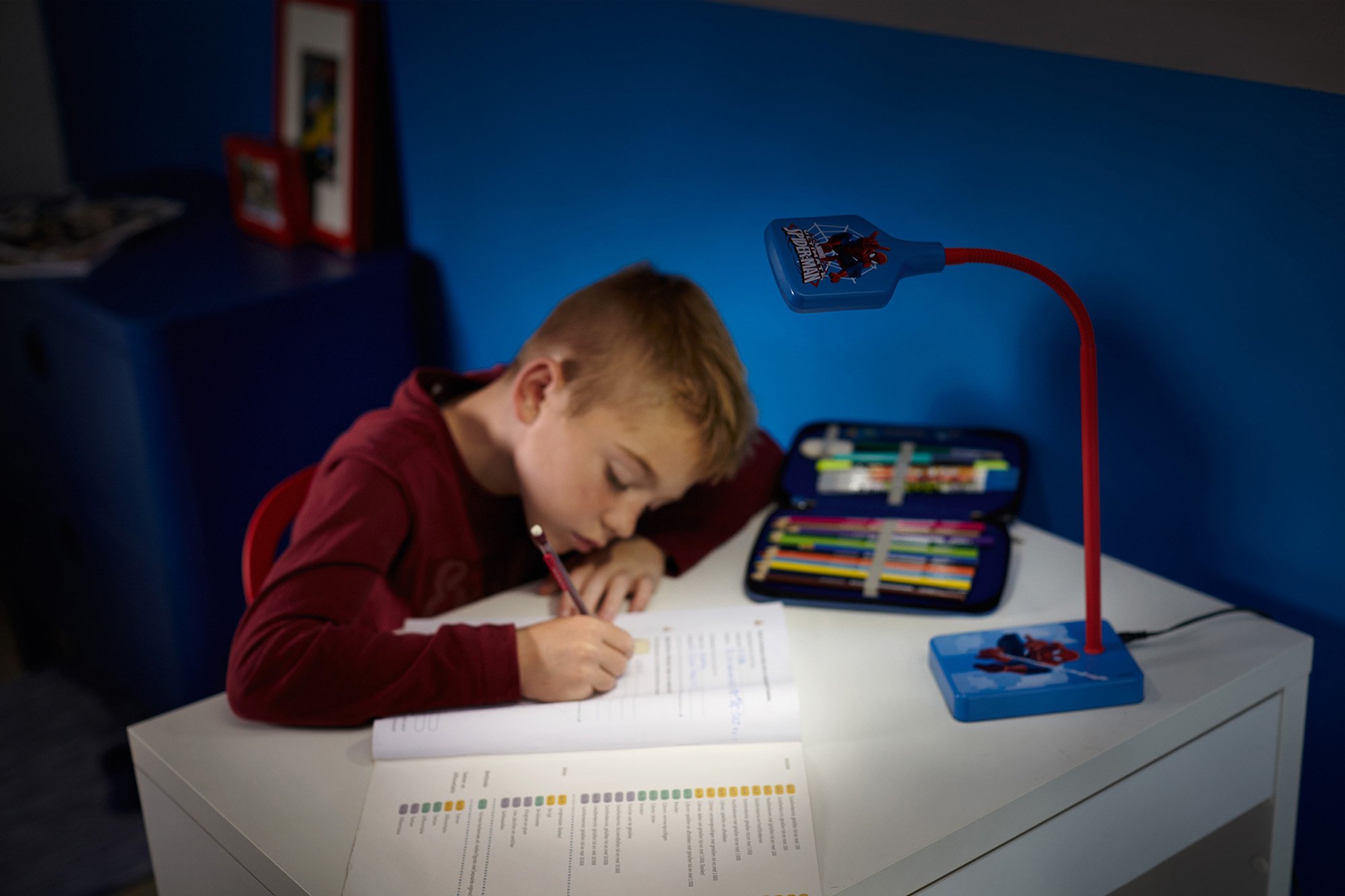 Philips Marvel Lampe de bureau LED Spiderman
