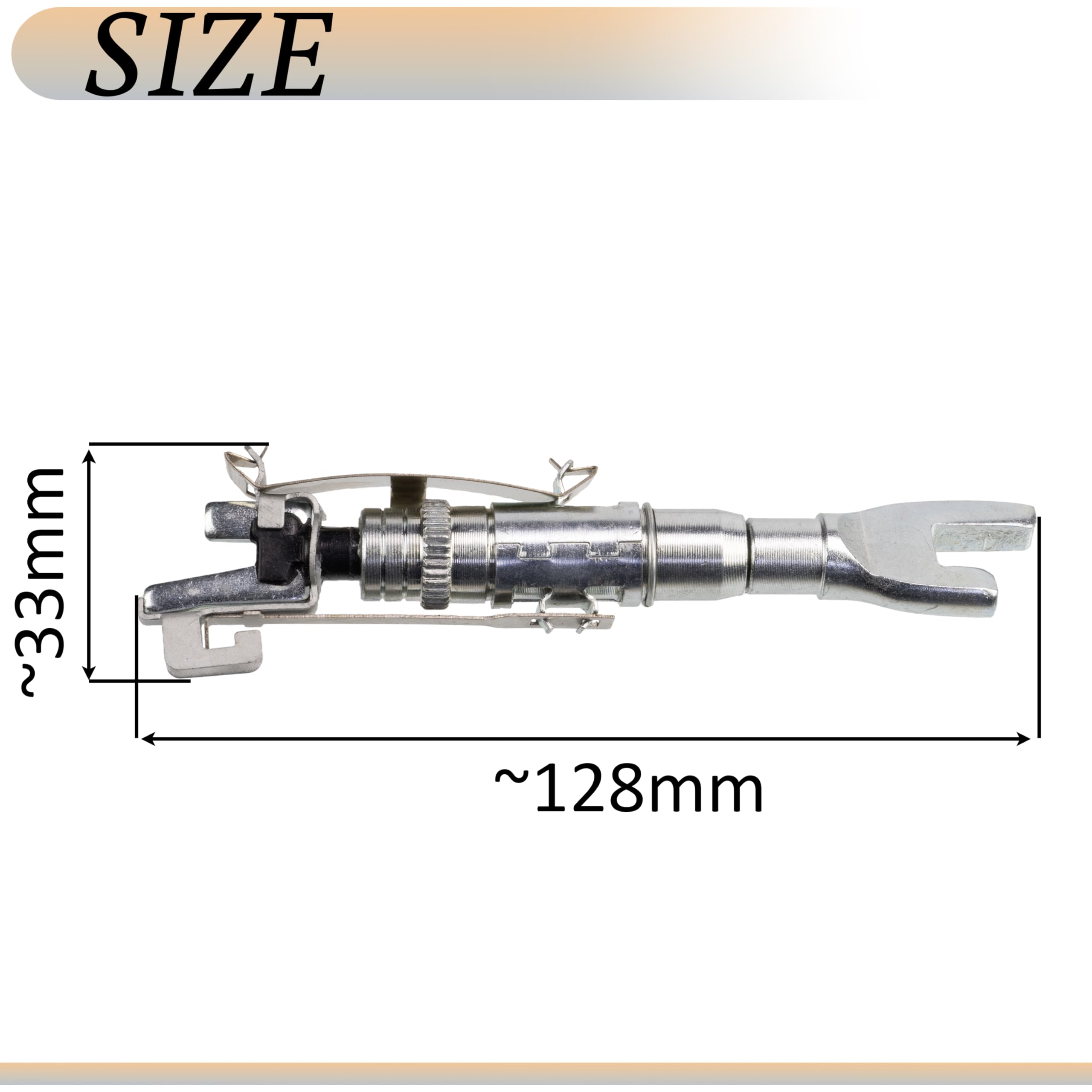 AERZETIX - C71070 - Regolatore, freno a tamburo - lato di montaggio su entrambi i lati dell'asse posteriore - compatibile con numeri OE 4310.86, 77362444, 7701059740