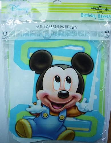 Cartel articulado de 1er cumpleaños de Mickeys de 8 pies