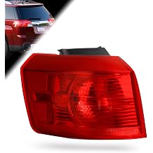 Halogen Tail Lights Compatible With 2010-2017 GMC Terrain SL SLE SLT Rear Light Taillights Left Driver Side Replace 23389933 GM2804105Outer Left Driver Side