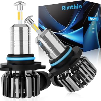 rimthin 9005 HB3 Fog Bulbs, Real 11 Design 6500K Cool White Fog light Bulbs, Plug-N-Play, Pack of 2