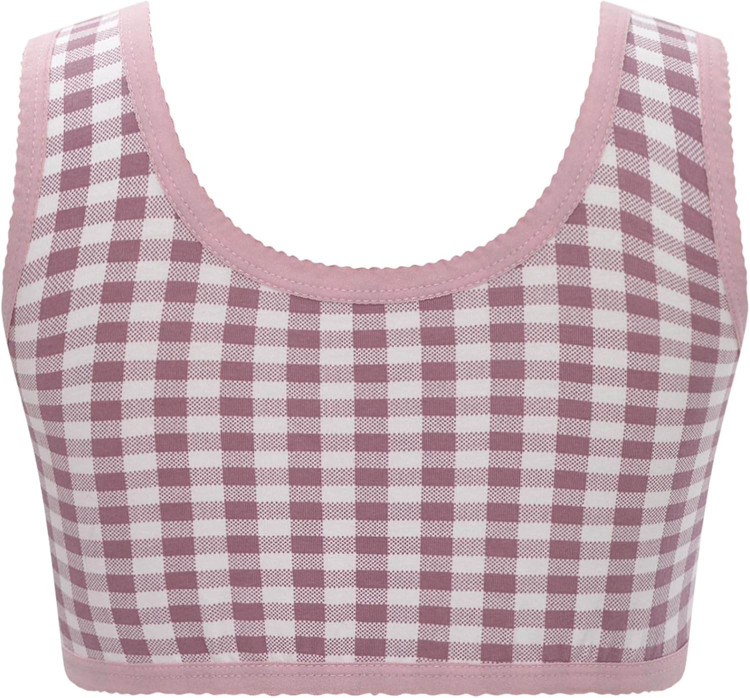 Linjinx Kids Girls Camisole Sleeveless Bra Vest Underwear Breathable Cotton Crop Top Tanks Daily Wear