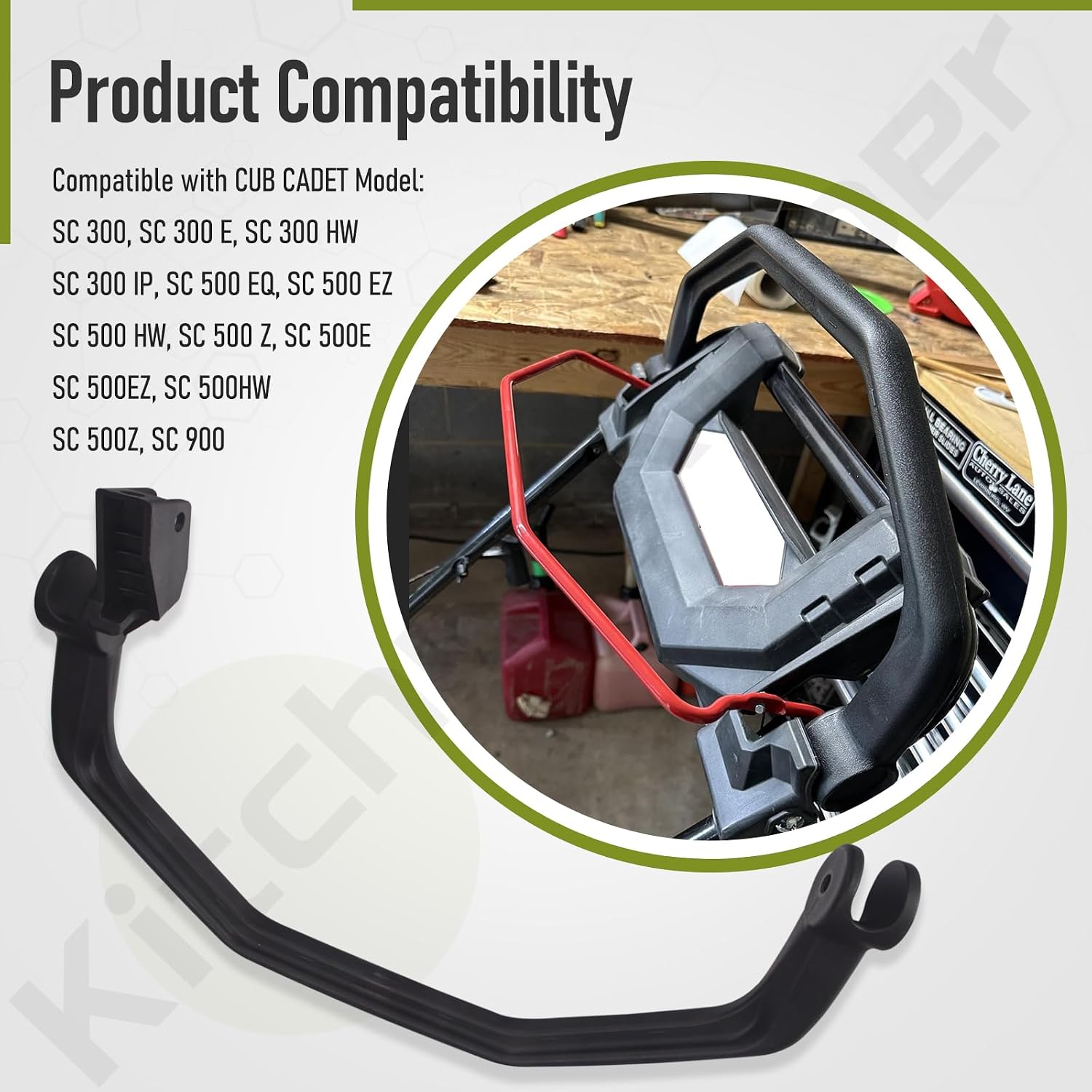 Black 631-05136B Drive Handle Assembly for C-UB Cadet 631-05136A 631-05136