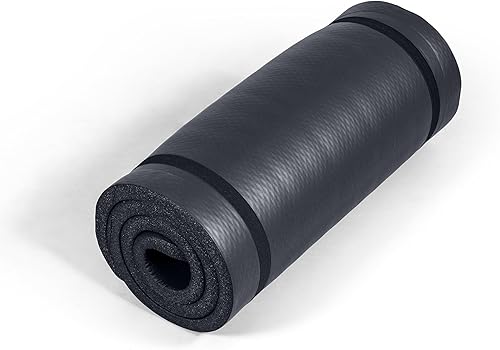 Miniatura 29 de Tone Fitness Esterilla de yoga de 1 pulgada de grosor | Alfombrilla de ejercicio antideslizante de alta densidad con correa de transporte para yoga,