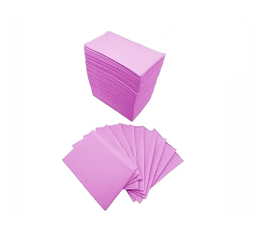 Miniatura 5 de HuoHuo Juego de 50 sábanas desechables para odontología, cojín de mesa impermeable para arte de uñas, tamaño de 13 x 18 pulgadas, almohadilla de