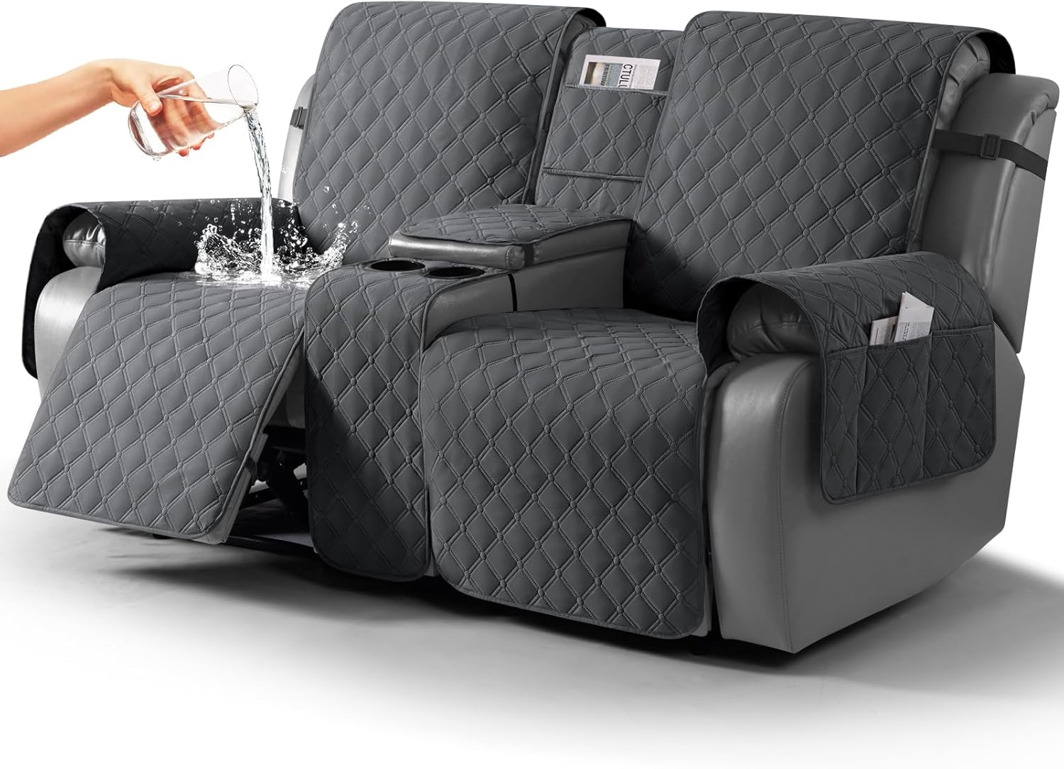 TAOCOCO 100% Waterproof Cover, Charcoal Gray (2seater & Console, 3seater)