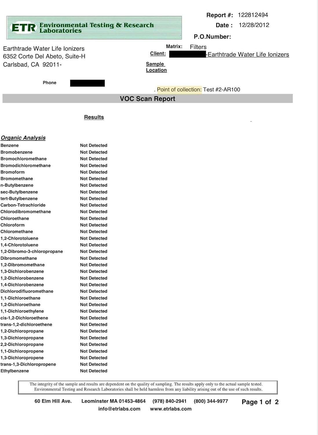 Life Ionizer MX & MXL #1 Internal Replacement Filter