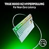 Teclado gamer Razer Huntsman V3 Pro TKL 8KHz para esports, blanco | Switches ópticos analógicos Gen 2, polling de 8000 Hz, Razer Snap Tap, Rapid Trigger, actuación ajustable, controles multimedia 7