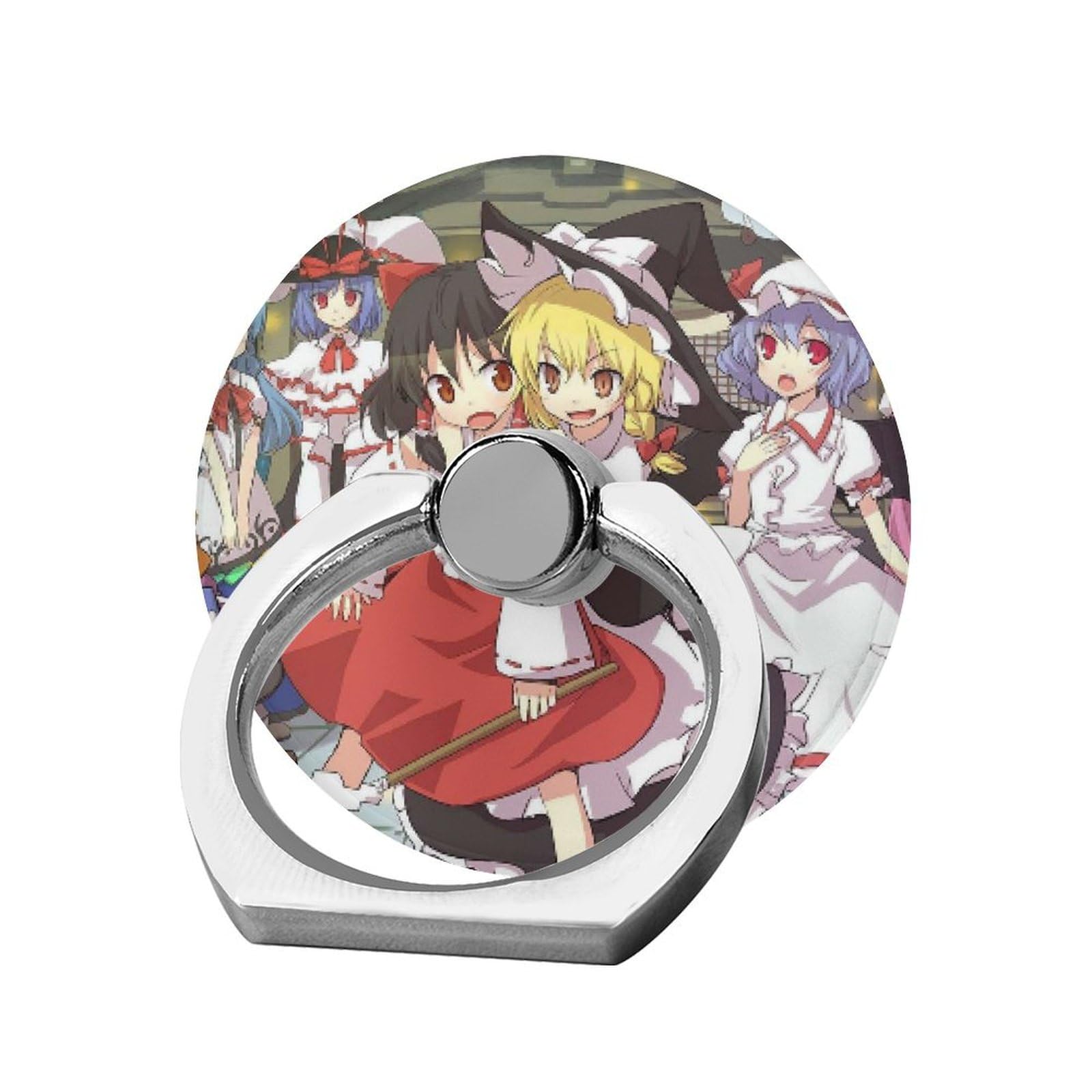 Amazon | スマホリング 薄型 東方シリーズ 霧雨魔理沙 博麗霊夢 携帯