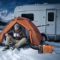 Vista 8 de VEVOR Calentador diésel, 8KW DC12-24V, calentador de estacionamiento diésel de calentamiento rápido con control remoto y pantalla digital cuadrada a