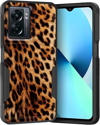 Miniatura 1 de KJFHDJFDH Funda para OnePlus Nord N300 5G, doble capa híbrida resistente resistente a prueba de golpes PC duro + funda protectora de silicona suave