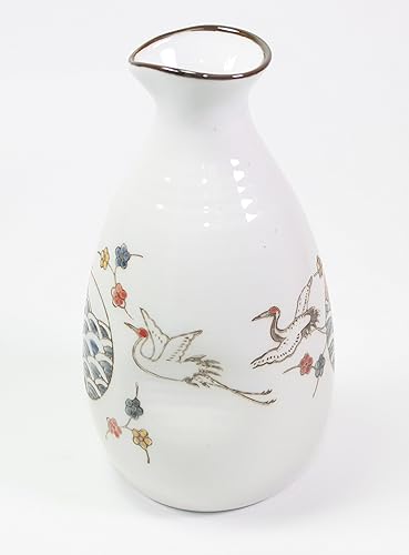 Miniatura 2 de Juego de sake tradicional japonés de porcelana  Juego de 4 tazas 1 decantador de sake japonésinauguración de la casaregaloregalo de