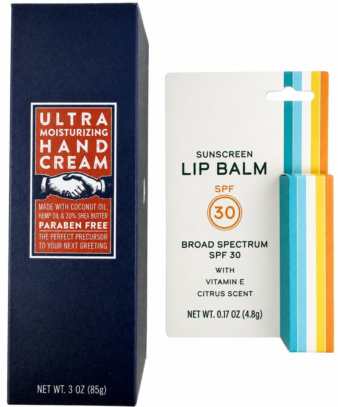 Trader Joe Ultra Moisturizing Hand Cream & SPF 30 Lip Balm Set