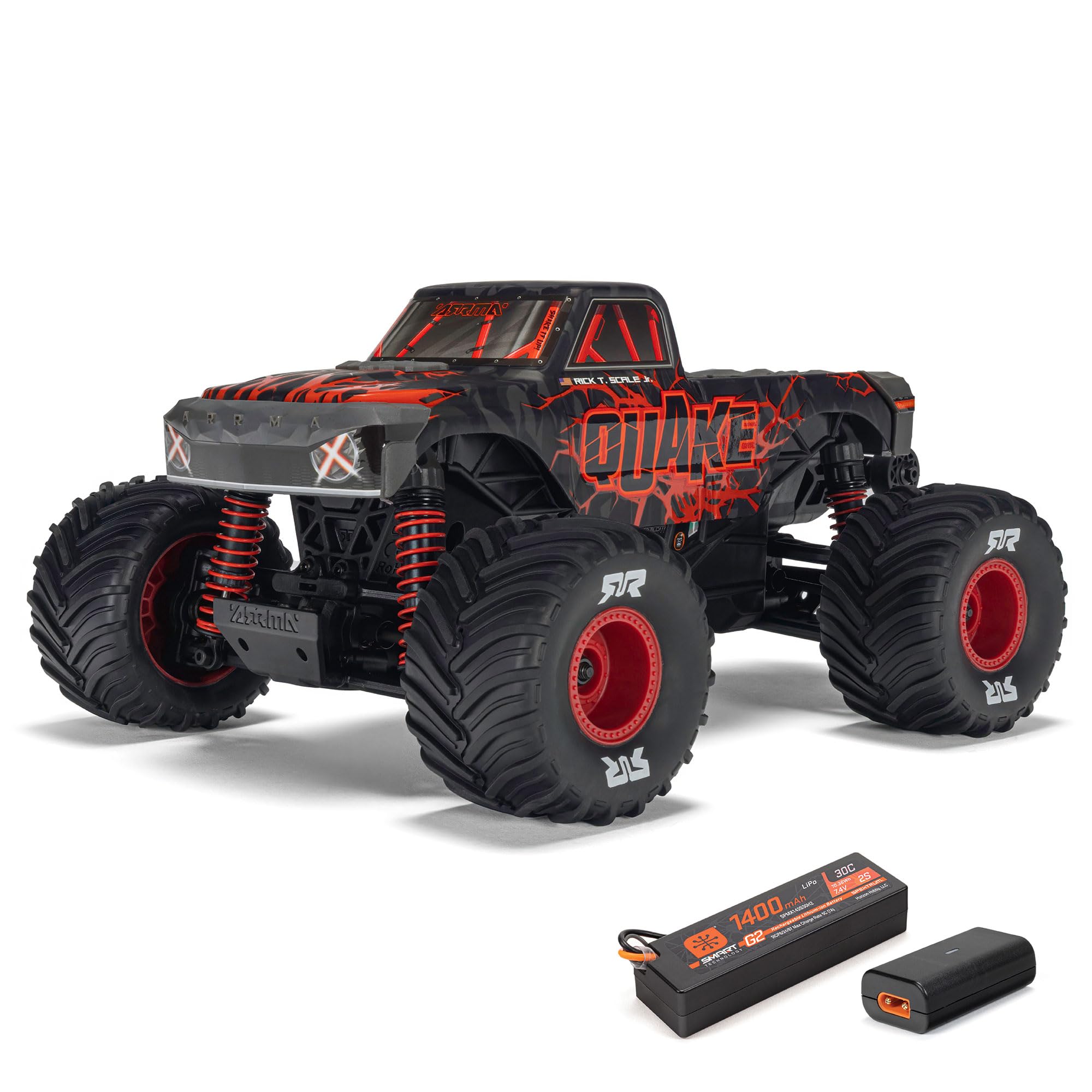 Amazon.co.jp: ARRMA RCトラック 1/16 Quake GROM 4X4 RTR つや消し