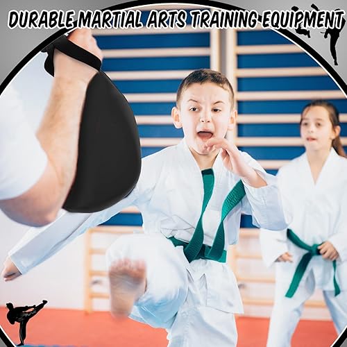 Miniatura 6 de Poen 7 en 1 Taekwondo Kick Pad Boxing Equipo de entrenamiento Mitones de perforación Artes marciales Equipo de entrenamiento Banda de muñeca