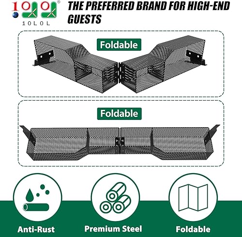 Miniatura 2 de 10L0L Cesta de almacenamiento interior para carrito de golf, acero de alta calidad, antioxidante, adecuada para carrito de golf, club, coche, tempo,