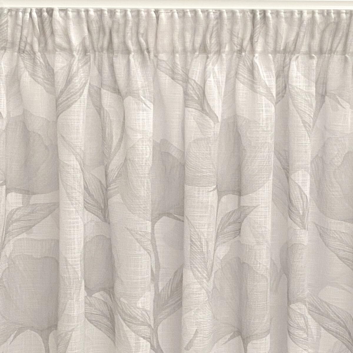 Alexandra House Living Curtain Sofia Grey 400 x 270 x 1 cm Translucent