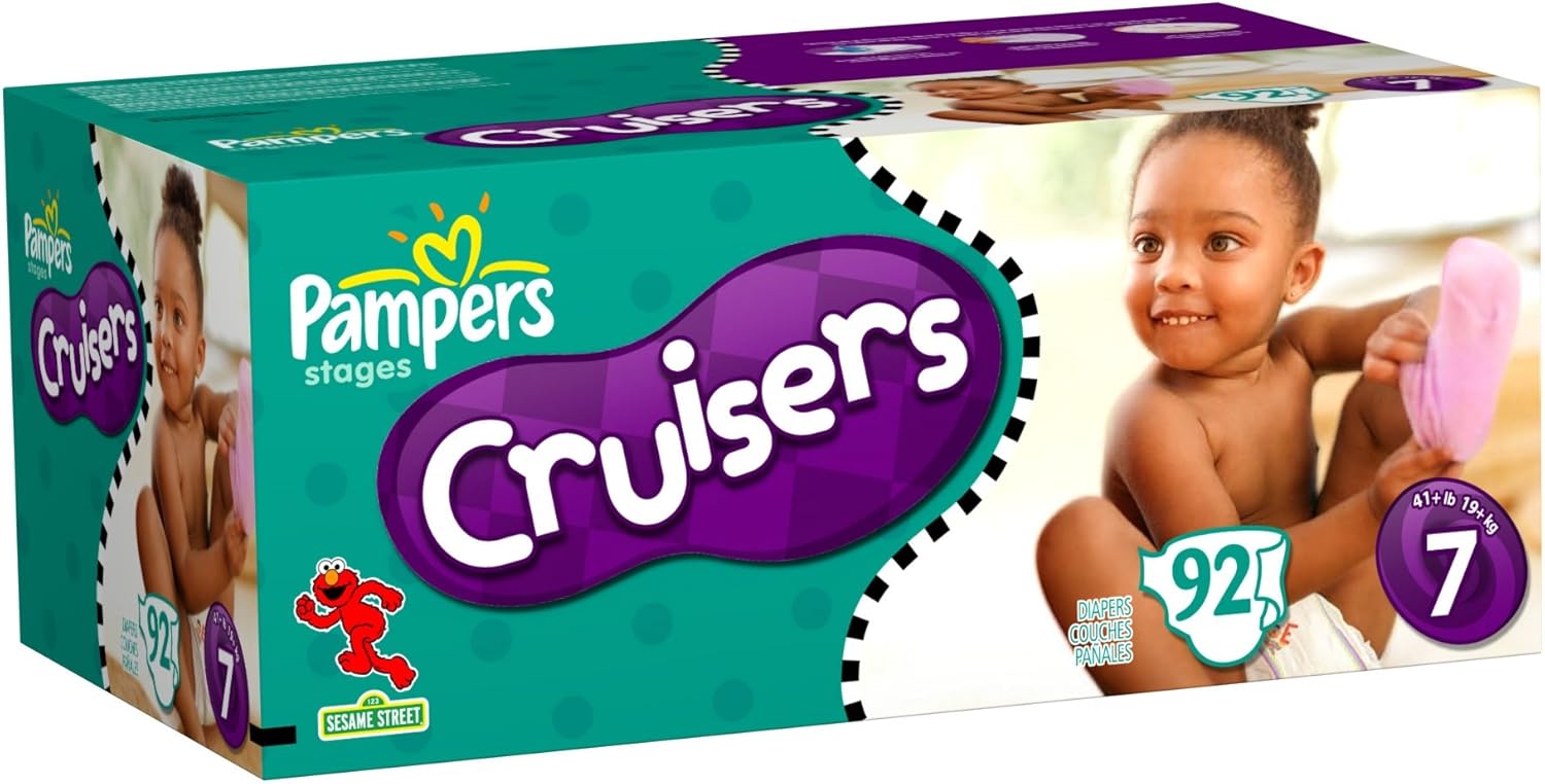 Pampers - Brandclub - Pampers Cruisers, Size 7, 92 Count
