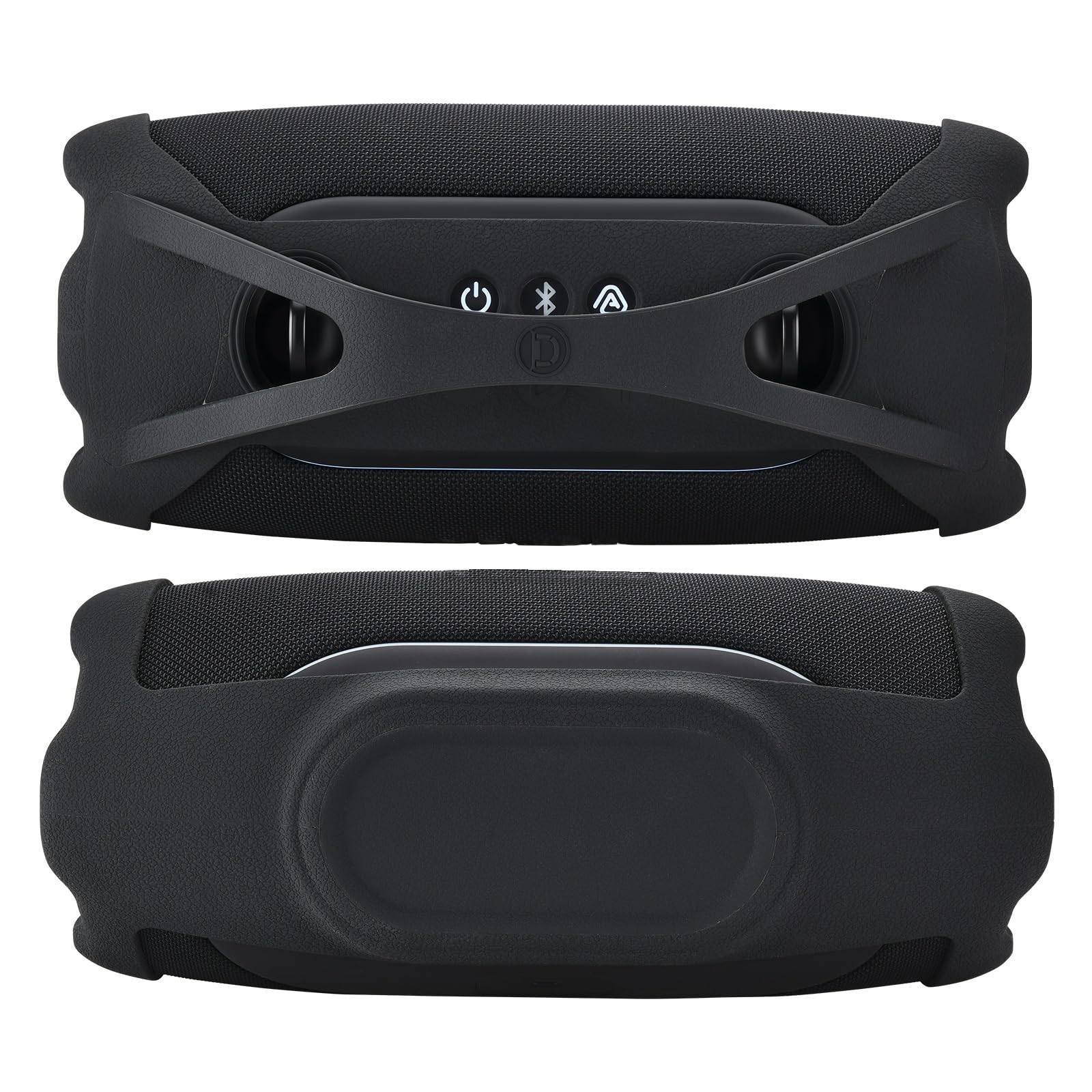 Etui Silikonowe do JBL Xtreme 5 przenośny głośnik Bluetooth, Podróżna Osłona Miękka Ochronna Pokrowiec Futerał z Uchwyt Pasek do przenoszenia do JBL Xtreme 5 (Czarny)