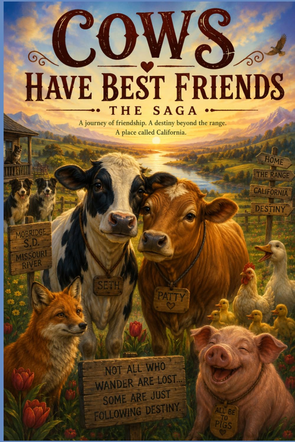 Cows Have Best Friends: The Saga (The COWS HAVE BEST FRIENDS Complete Adventure Series)