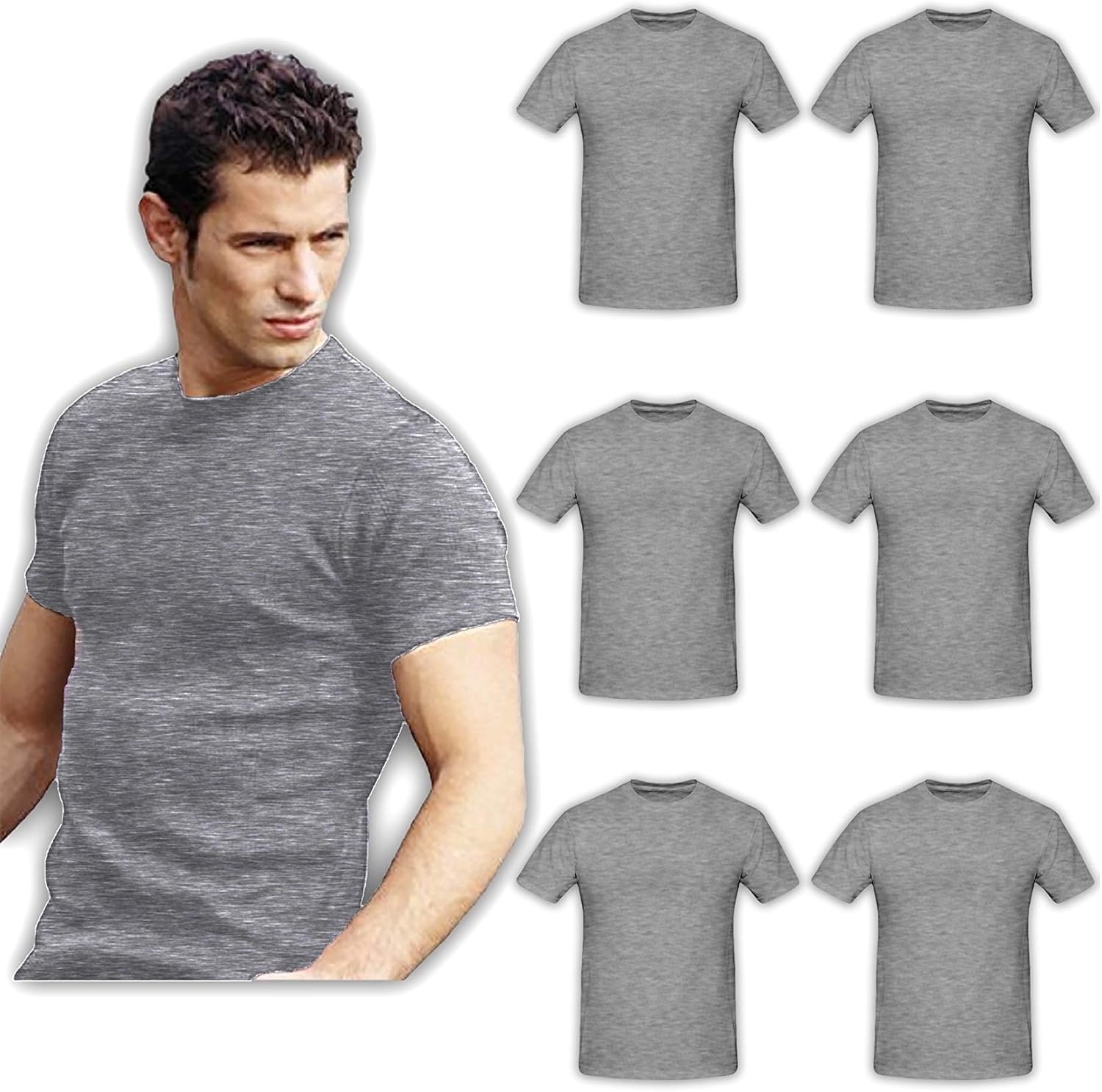 Men's dress crew neck t shirts Clearance