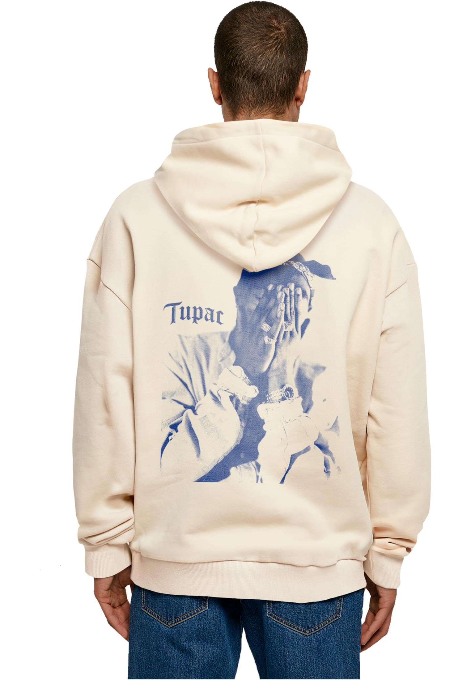 Tupac Me Against the World Ultra Heavy Oversize Hoodie Sand, 3XL
