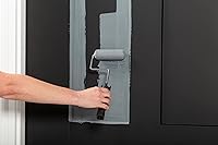 Vista 4 de Rust-Oleum 369387 Pintura Advanced Dry para Puerta y Embellecedor, Cuarto de galón, Gris Alpino satinado