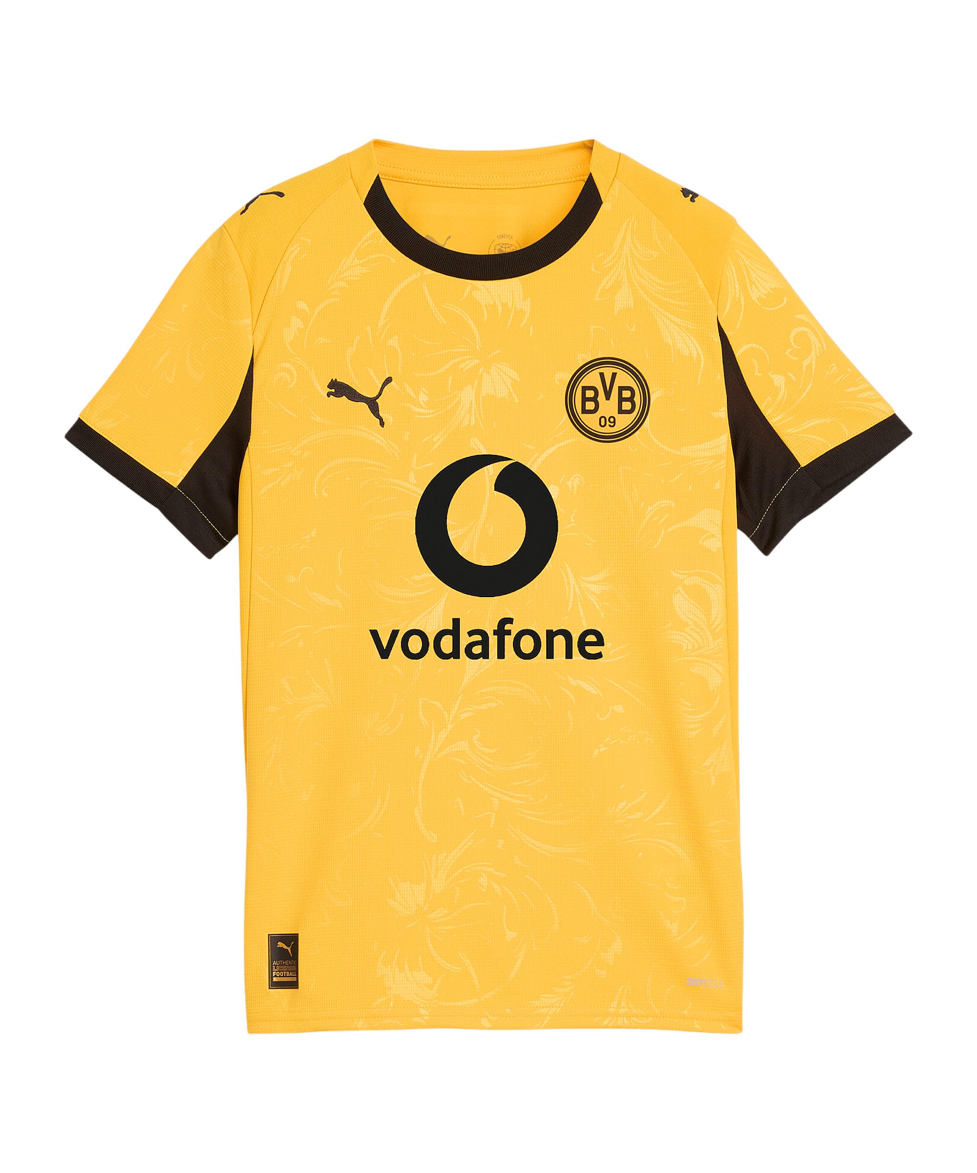 PUMA Trainingsshirt Borussia Dortmund 25/26 Cup Trikot Jugendliche, Gr. 152, gelb