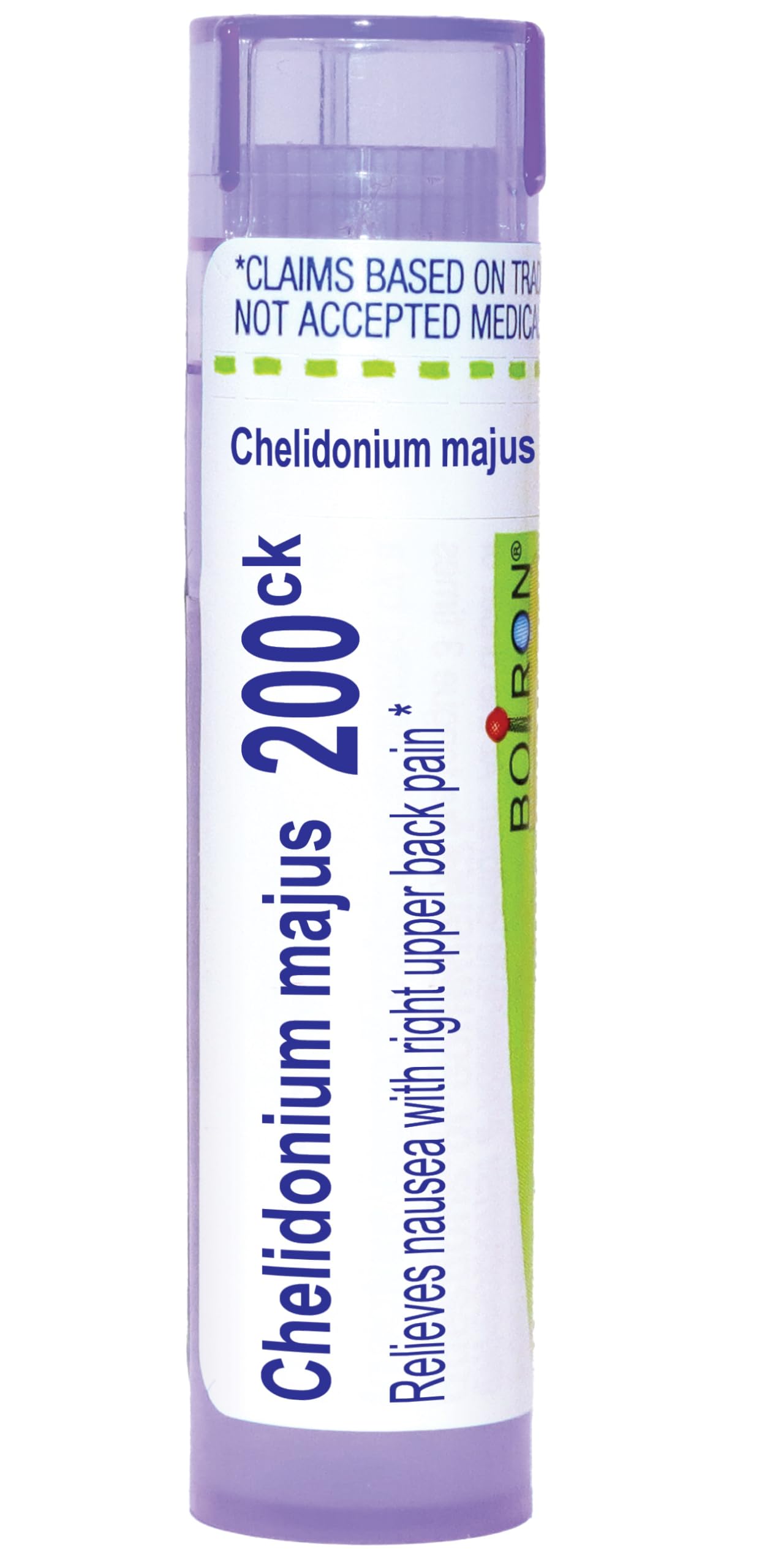 Boiron Chelidonium Majus 200Ck Homeopathic Medicine for Indigestion & Nausea - 80 Pellets