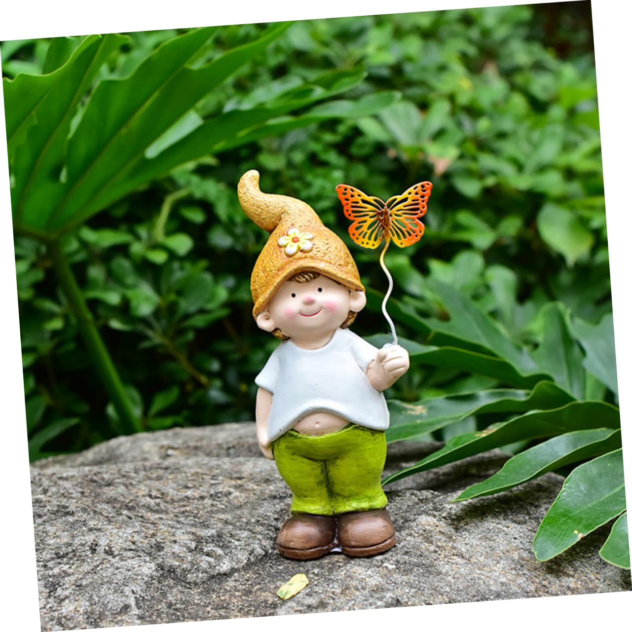 Uroczy Ogrodowy Krasnal Figurka 3szt Ceramiczna Figurka Krasnala Do Dekoracji Na Zewnątrz/wewnątrz