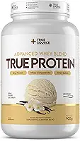 True Protein 900 g – True Source | Blend Avançado com Whey, Colágeno e VERISOL® | Alta Performance & Nutrição (900g, Vanilla Ice Cream)