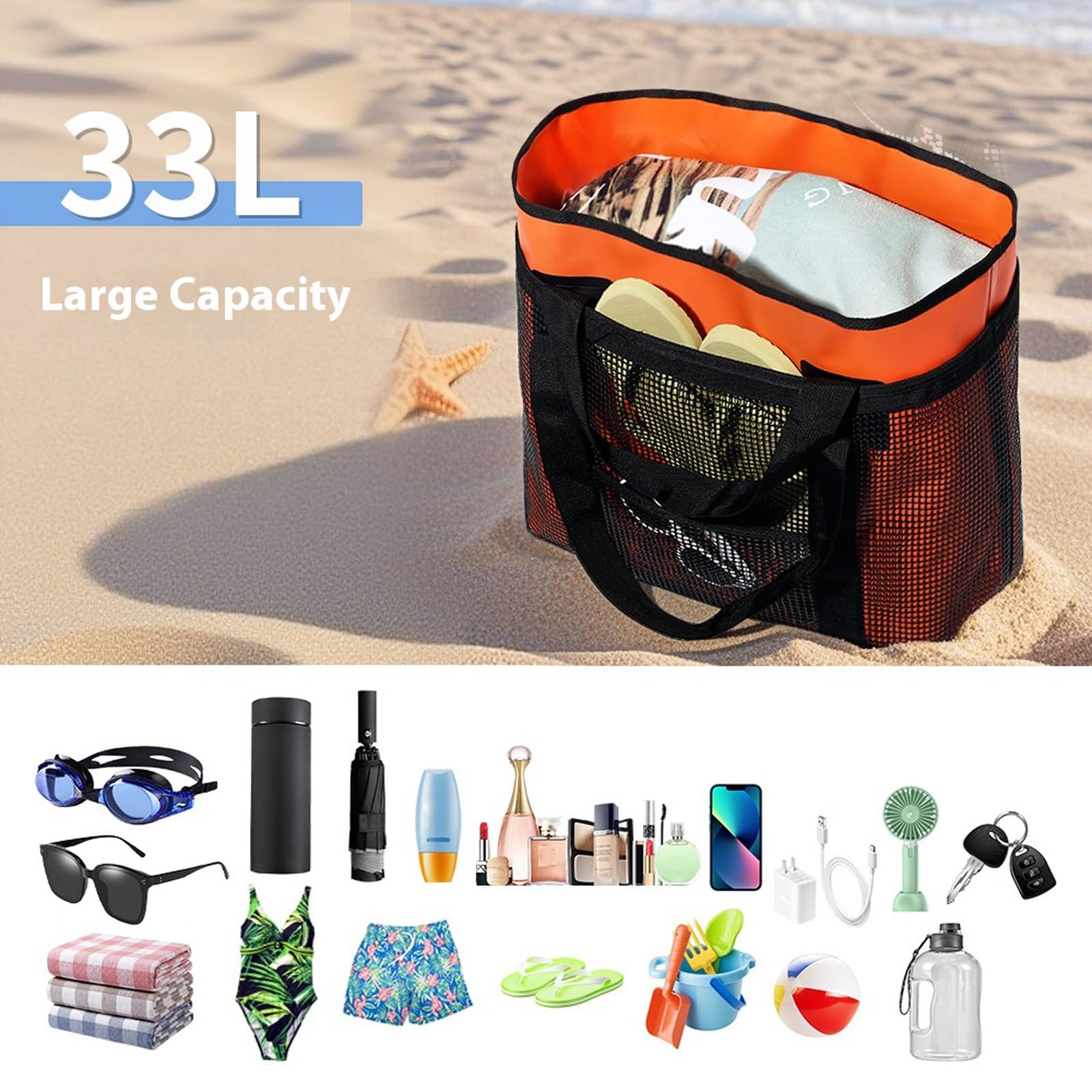 Borsa da nuoto traspirante capacità Borsa per riporre abiti da viaggio asciugatura rapida per attività all ' aperto Accessorio per attrezzatura sportiva Borsa da nuoto traspirante rapida