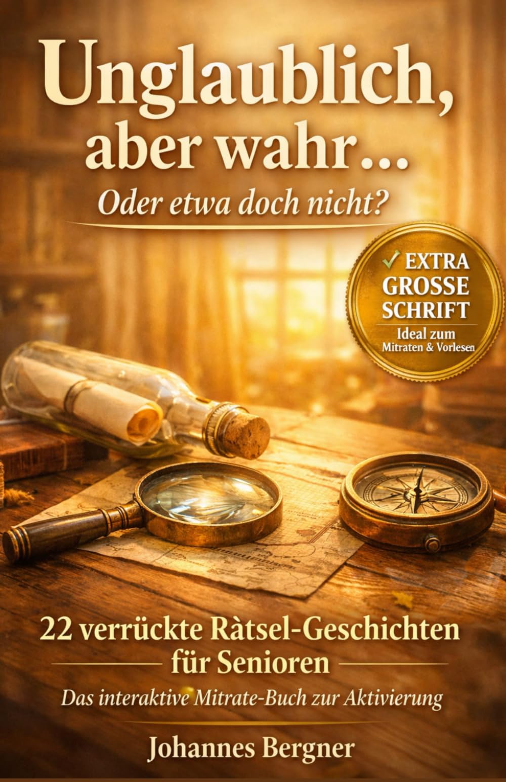 Unglaublich, aber wahr…Oder etwa doch nicht? 22 verrückte Rätsel-Geschichten für Senioren: Das interaktive Mitrate-Buch zur spielerischen ... (Seniorenspiele & Gedächtnistraining)